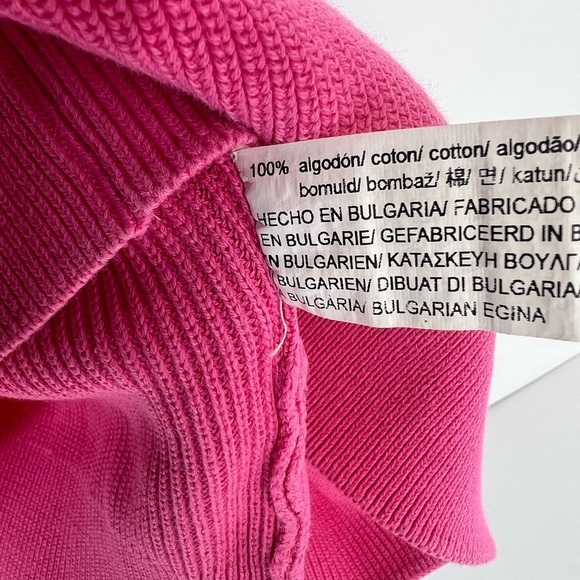 Zara Basic Knit Pink Long Sleeve Sweater - Picture 4 of 6